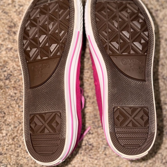 Converse All Star Pink Low Top Sneakers 🩷Size 5 Youth 🩷 7 Women - Picture 8 of 10